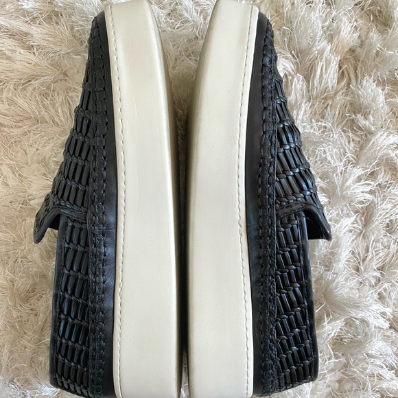 VINCE Stafford woven leather sneaker - Picture 3 of 7